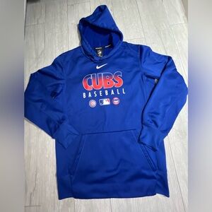 NIKE Dri-Fit MLB Authentic
Collection CHICAGO CUBS Blue hoodie
Size SMALL Men